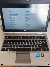 notebook elitebookhp2560p 4 GB ram portatile 