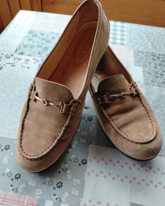 Mocassini in camoscio donna Tod's N° 39.5