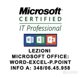 Docente di EXCEL, WORD E POWER POINT