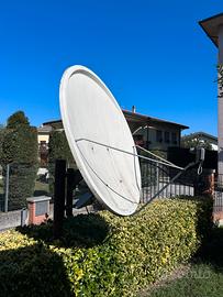 Parabola satell.motor.127cm + posizion. + decoder