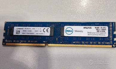 Ram kingston 8 gb ddr3 1600 mhz pc3-12800U