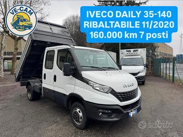 IVECO DAILY 35-140 DOPPIA CABINA RIBALTABILE 2020