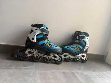 Pattini in linea Oxelo Fit 5  junior 32-35