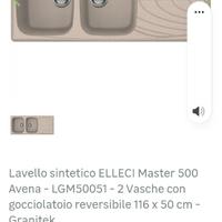 Lavello + miscelatore