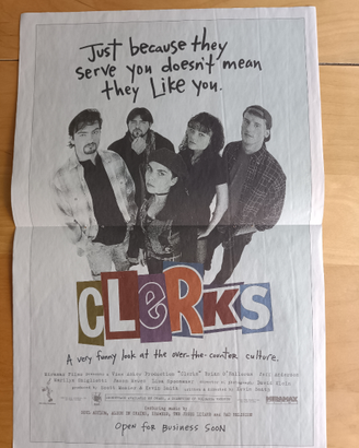 Poster Locandina "Clerks" (1994)