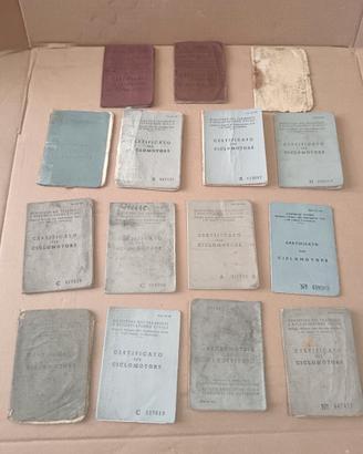 libretti circolazione epoca