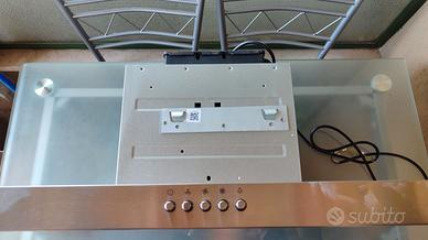 Cappa 90 cm Sibilla e frigo Beko cm 152