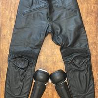 Pantalone moto pelle Dainese