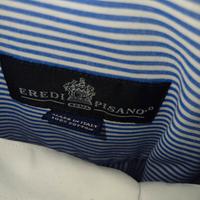 Camicia a righe EREDI PISANO collo e polsi bianchi