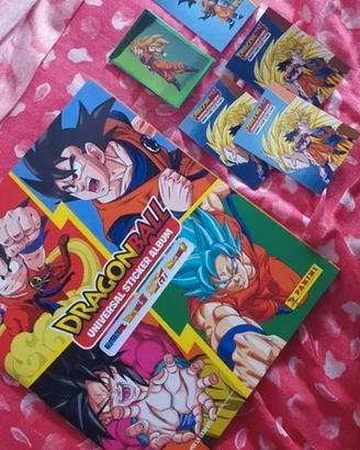 Dragon Ball Universal Stickers Album + 4 Card