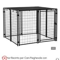 Recinto per cani pieghevole
