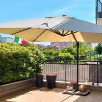 🌞 Ombrellone da Giardino 3x4m con Base e Copertur
