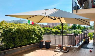 🌞 Ombrellone da Giardino 3x4m con Base e Copertur