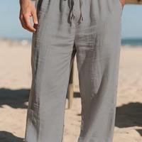 pantaloni il lino da uomo XL