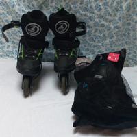  "Bravo" pattini in linea incluse protezioni 40.5.