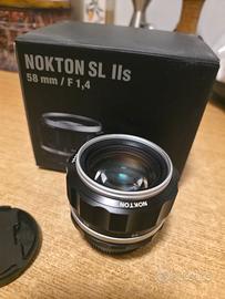 Voigtlander SL II 58mm f/1.4 Nokton - S
