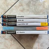 Lotto 5 giochi PlayStation 2 PS2 bambini e ragazzi