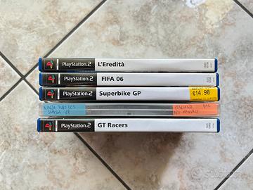 Lotto 5 giochi PlayStation 2 PS2 bambini e ragazzi