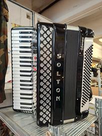 Fisarmonica con mixer+casse+midi 