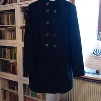 Cappotto nero foderato