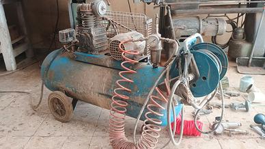 compressore professionale a cinghia 100 lt
