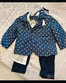 Abito cerimonia neonato Michelangelo 6-9 mesi 68cm