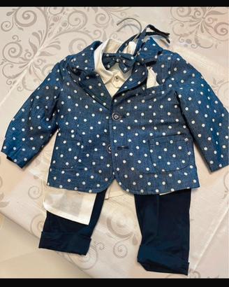 Abito cerimonia neonato Michelangelo 6-9 mesi 68cm