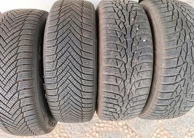 4 gomme da neve - M+S complete di cerchione
