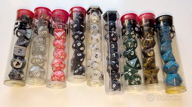 Lotto 9 Set Dadi RPG Koplow e Nice Dice