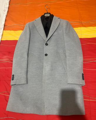 Cappotto grigio in panno Desirée
