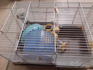 gabbia criceto completa di accesori