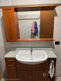 mobile del bagno completo con specchio
