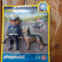poliziotto con cane della polizia Playmobil 