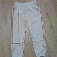 Tuta Adidas Trefoil Outline pants pink white
