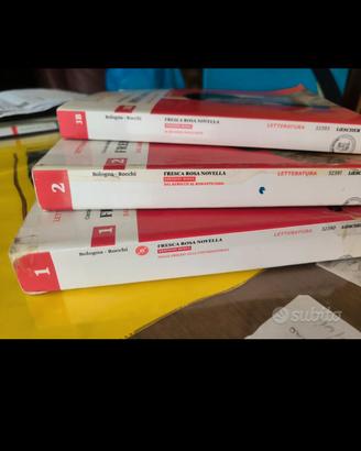 libri di testo letteratura italiana liceo 