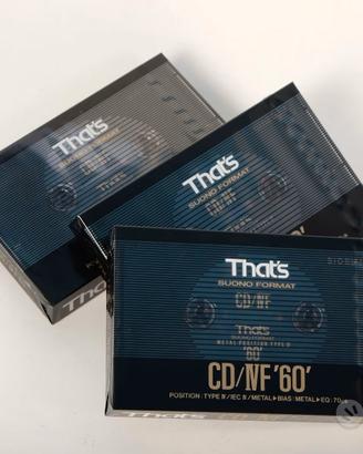 THAT'S CD IVF 60 - 3 Musicassette Vintage