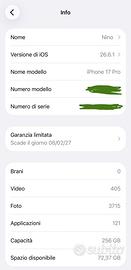 Iphone 17 pro 256 Silver
