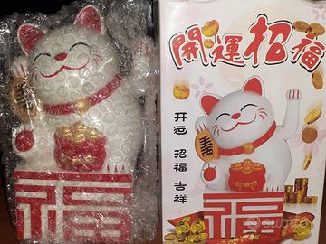 Modellino Gatto della fortuna oriente Maneki neko