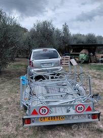 noleggio carrello rimorchio trasporto bici 