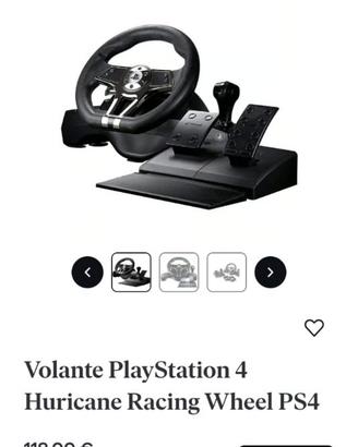 Volante Hurricane per PlayStation 3/4