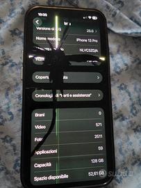 iPhone 13 Pro 128gb leggere bene