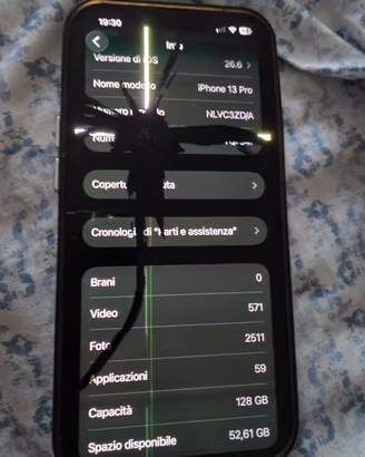 iPhone 13 Pro 128gb leggere bene