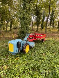 Motocoltivatore bertolini con carrellone