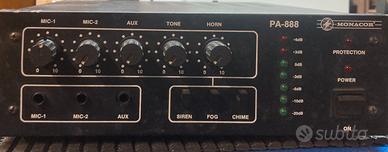 Monacor pa-888 amplificatore mono 80w