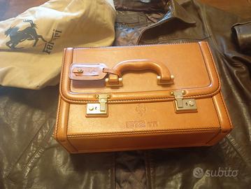 2 valigiette pelle Ferrari 512