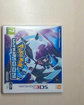 Pokemon UltraLuna x nintendo 3DS scatola cartuccia