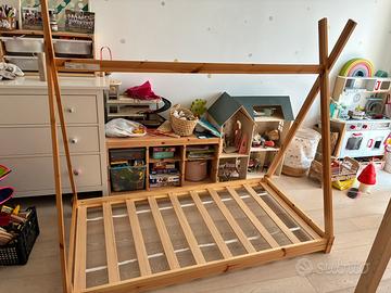 Lettino teepee montessoriano