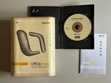 Microsoft Office 2004 per Mac originale italiano