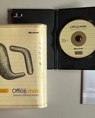 Microsoft Office 2004 per Mac originale italiano