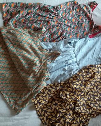 Set 4 (quattro) abiti bimba (8/9 Y)